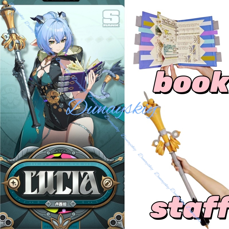 Cosplay Prop Book - Oyun Zenless Zone Zero Lucia Cosplay