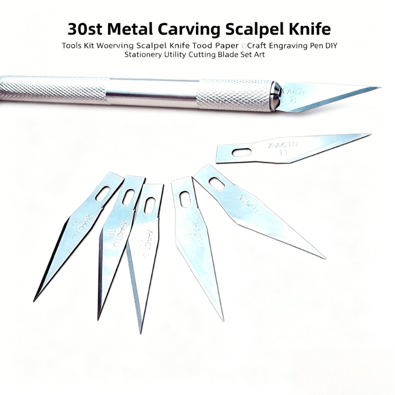 Craft Knife Set - 30 takım gravür neşter bıçak seti