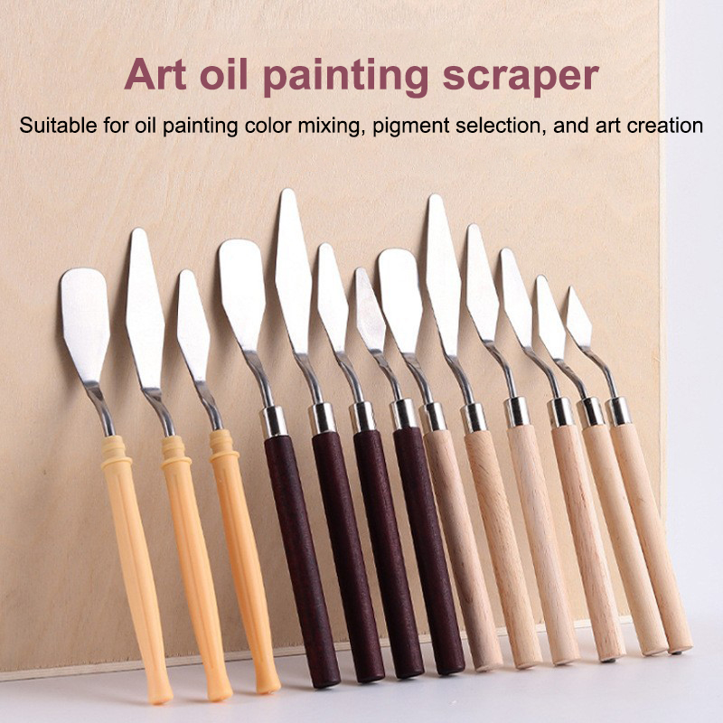 Craft Knife Set - 【Mutlu】7 adet/takım paslanmaz çelik yağlıboya bıçakları