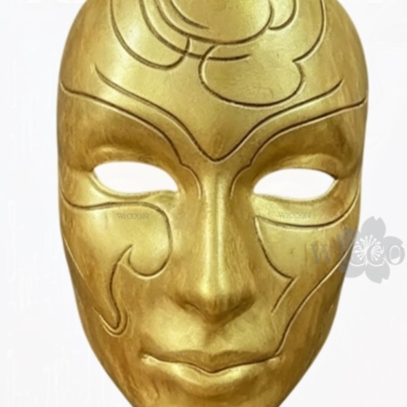 Cosplay Prop Pattern - Fantasias Katarina Retro Koyu Altın Klasik