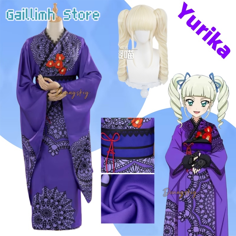 Aikatsu! Yurika Toudou Yukata  - Cosplay Prop Pattern incelemesi ve fiyatı
