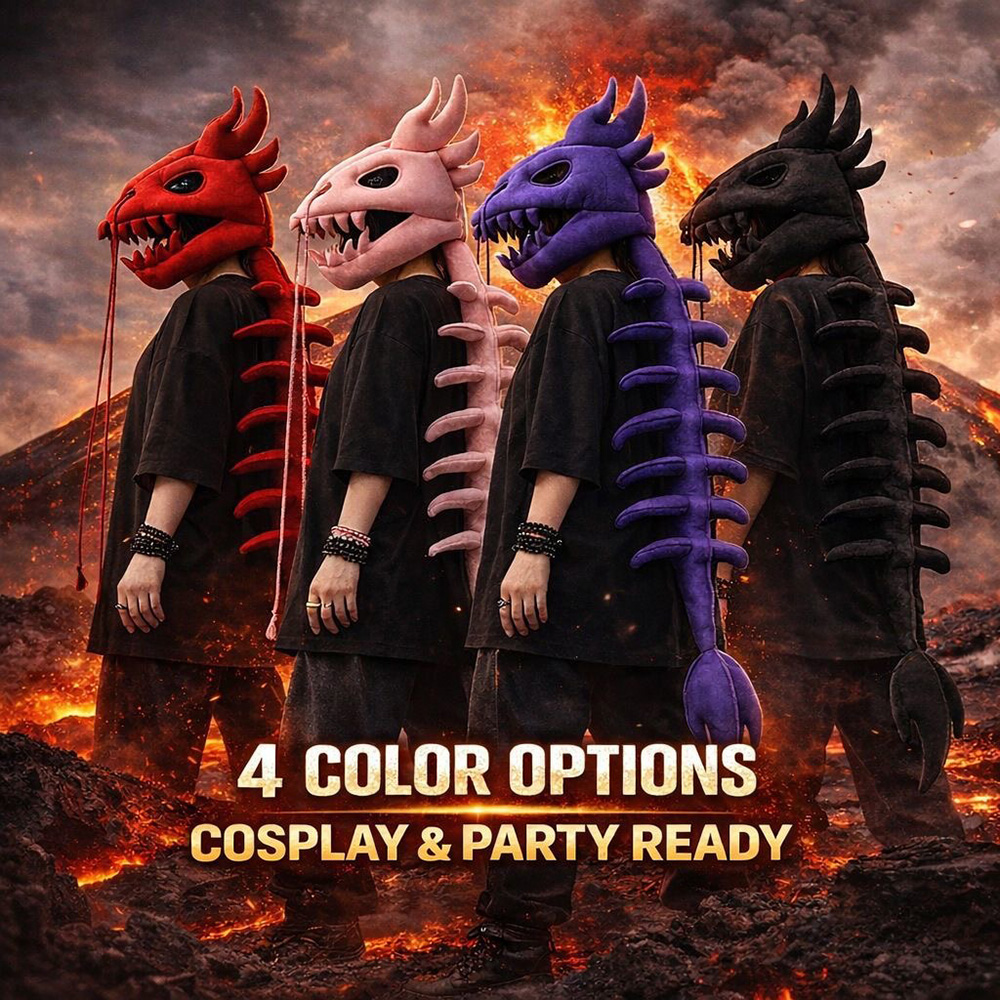 Dinozor İskeleti Peluş Başlık  - Cosplay Prop Pattern incelemesi ve fiyatı