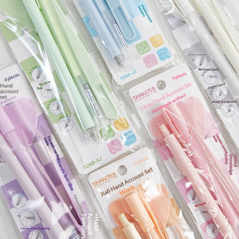 Yeni 4 adet/takım tutkal kalem - Craft Knife Set incelemesi ve fiyatı